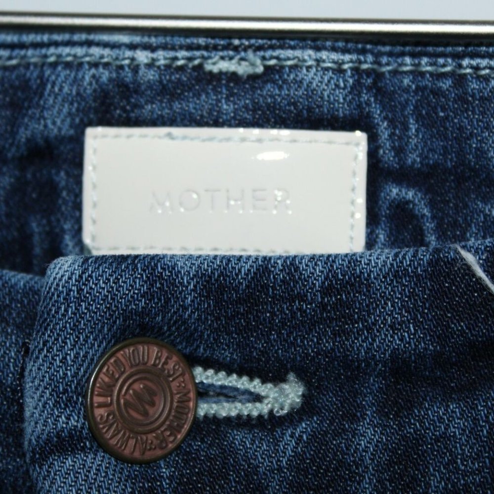 MOTHER The Looker Skinny Jeans Medium Wash HW7547 - Picture 2 of 6